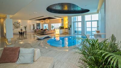The apartment is for sale for Dh20 million. Courtesy Allsopp and Allsopp