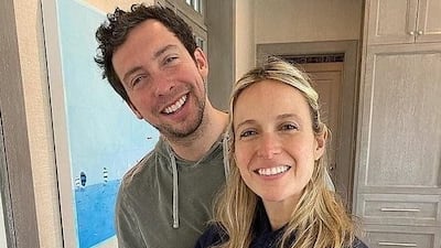 Misha Nonoo and Mikey Hess welcomed their first child last month. Instagram / Misha Nonoo