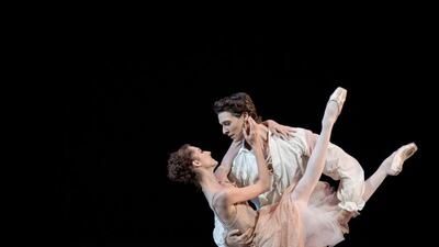Dorothee Gilbert performs with Hugo Marchand. Courtesy Jack Devant