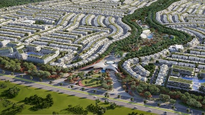 Azizi Florence in Sharjah will include 1,130 villas, more than 6,000 town houses and 3,500 apartments. Photo: Azizi Development