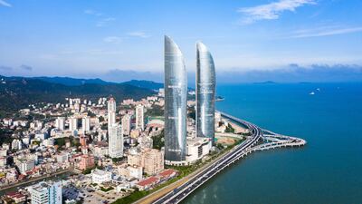 5. Xiamen, China. 385 CCTVs per square km, 40.3 CCTVs per 1,000 people. Getty Images