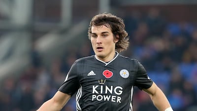Caglar Soyuncu of Leicester, 23.33mph. Getty