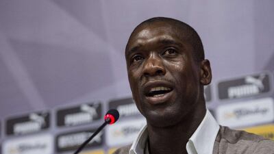 Clarence Seedorf will be a first-time manager with AC Milan. Yasuyoshi Chiba / AFP