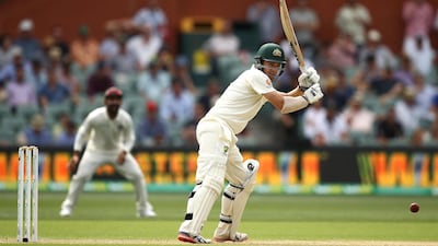 Travis Head has led the way with the bat for Australia during their first innings of the Adelaide Test. Getty Images