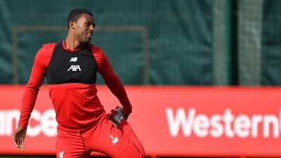 Liverpool's Dutch midfielder Georginio Wijnaldum. AFP