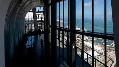 A view of the sky lounge at floor 60. AFP