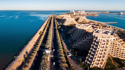 Al Marjan Island in Ras Al Khaimah. Dubai Investments intends to build a beachfront resort, villas, residential buildings and recreational amenities on the Island. Wam