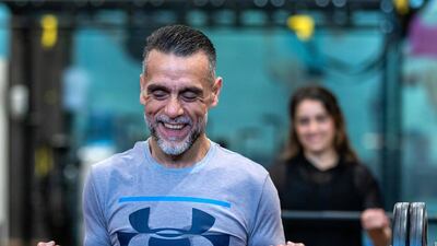 During his childhood, Ihsan Al Sakka, was always overweight, and weighted. inat 95kg in high school. Victor Besa / The National