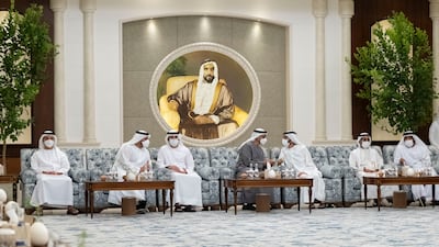 UAE leaders gathered in Abu Dhabi to pay tribute to Sheikh Khalifa, who died at the age of 73.