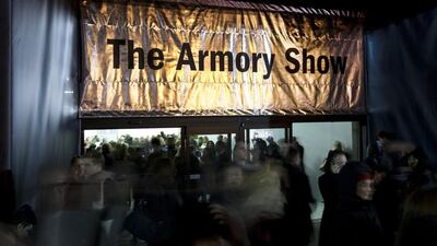 The Armory Show takes place every year on two of Manhattan's piers in New York. Images courtesy of The Armory Show