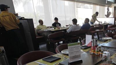 Readers say it is not necessary to tip at every restaurant. Jeffrey E Biteng / The National