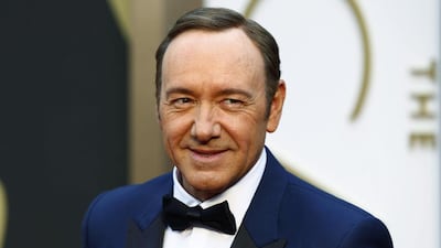 Kevin Spacey thinks that we should always strive for happiness and not be content in life. Lucas Jackson / Reuters