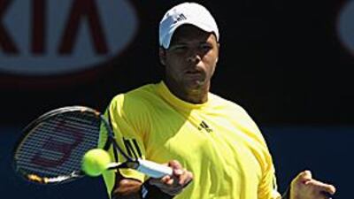 Jo-Wilfried Tsonga is into the last 16 after a four-set victory over Dudi Sela.