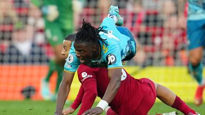 Romeo Lavia - 5 The Belgian was bypassed for large parts of the game and struggled to influence proceedings. He was taken off for Aribo with eight minutes to go. AP