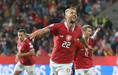 Tomas Soucek's penalty spared Czech Republic's blushes in a 1-0 win over Faroe Islands. AFP