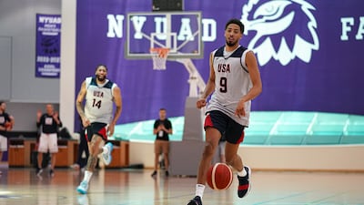 Tyrese Haliburton, right, and Anthony Davis.
