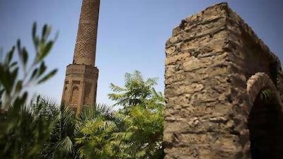 The Mudhafaria Minaret, which was built between 1190-1232 AD, is located to the west of Erbil.