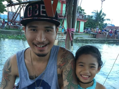 Ethan Lobis moved to Abu Dhabi in 2011 to find a job. His daughter is back in the Philippines. Photo: Mr Lobis