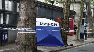 Police have cordoned off an area near the British Museum in London where a man was stabbed on Tuesday. PA