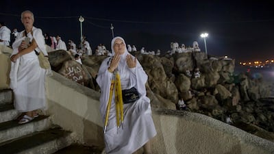 A Muslim woman prays. AP Photo