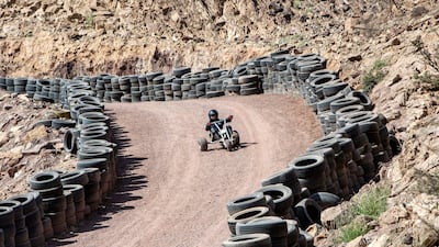 Mountain carting is also one of the attractions at Hatta Wadi Hub. Leslie Pableo for The National