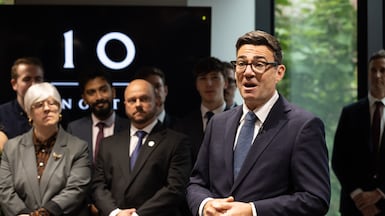 Prime Minister Andy Burnham opens Number 10 North in Mancheser. It could soon host foreign dignitaries, Downing Street has confirmed. Getty Images