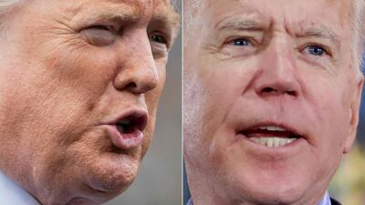 Polls suggest Donald Trump will be the first US president to lose re-election since George HW Bush in 1992. AFP