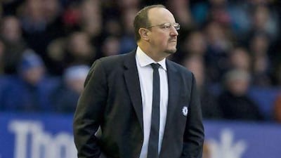 Rafa Benitez has struggled to win over Chelsea fans.