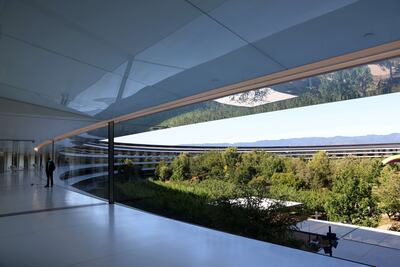 A view of Apple headquarters at Apple Park in Cupertino, California. AFP