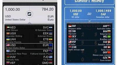 A screen grab of the Convert Everything app.