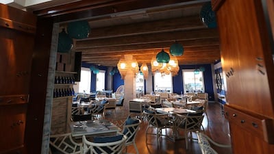 Omnia Blue restaurant at the souq