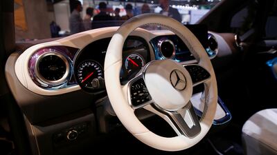 Inside the Mercedes Concept EQT. Reuters