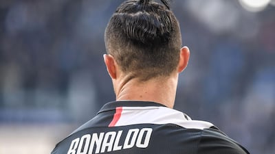 Juventus forward Cristiano Ronaldo during the Serie A match against Fiorentina at the Allianz Stadium in Turin. AFP