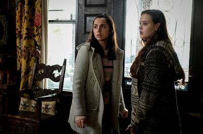 Ana de Armas, left, and Katherine Langford form part of the movie's all-star cast. Courtesy Lionsgate