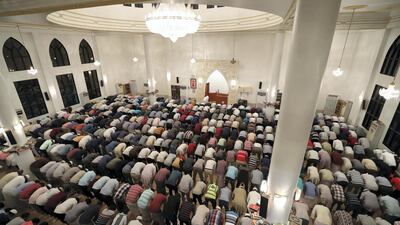 The mosque is regularly packed with worshippers during the holy month.