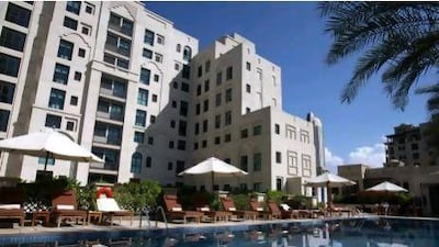 Emaar has assumed the day-to-day management of the four-star Al Manzil, above, and Qamardeen hotels. Amy Leang / The National