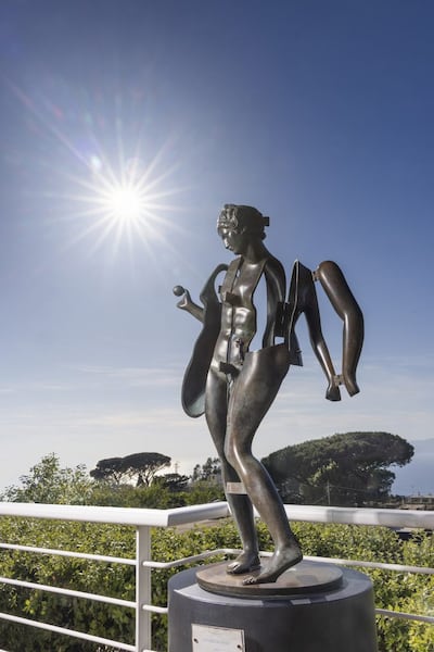 L’envers du desir by Arman Fernandez takes the form of a split-open Venus sculpture. Photo: Jumeirah