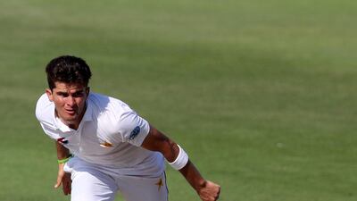 Pakistan fast bowler Shaheen Afridi picked up four wickets against Zimbabwe. Chris Whiteoak / The National