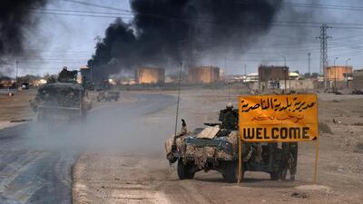 US marines entering in the southern Iraqi city of Nasiriyah, where allied troops found stubborn resistance in their northbound advance torwards the Iraqi capital of Baghdad in March 23, 2003. Eric Feferberg/AP Photo