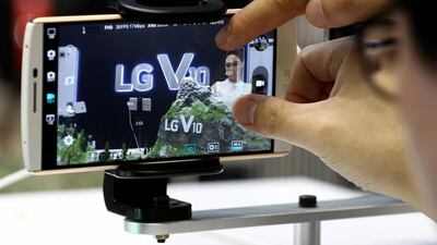 LG has taken a gamble with the V10’s design. SeongJoon Cho / Bloomberg