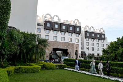 The Serena Hotel in Islamabad, where a first round of US-Iran peace talks took place last weekend. AFP