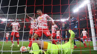 =8) Andre Silva (RB Leipzig) Eight goals in 20 games. Getty