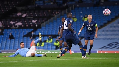 SUBS: Ferran Torres - 7: Stood Pepe up and then shimmied past him with ease before unleashing an unstoppable shot minutes after replacing Aguero. EPA