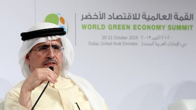 Saeed Al Tayer, managing director and chief executive of Dewa. The utility has an installed capacity of 11,700MW of electricity and 470 million imperial gallons of water per day. Chris Whiteoak / The National