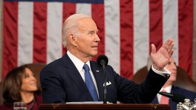 Mr Biden told Americans that the US had recovered quickly from Covid-19 and was more robust than before. Reuters