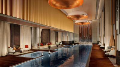 The spa at Aman New York.