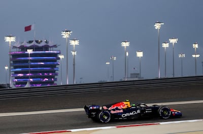 Red Bull's Isack Hadjar during pre-season testing at the Bahrain International Circuit. Reuters