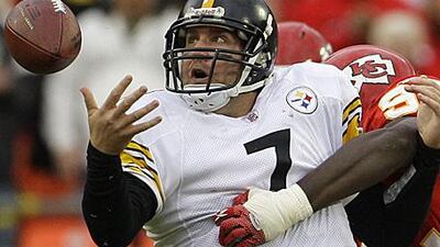 The Pittsburgh Steelers quarterback Ben Roethlisberger will face the Baltimore Ravens' formidable defence today.