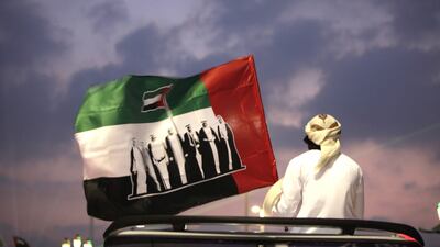 National Day celebrations along the corniche in Abu Dhabi. Silvia Razgova / The National