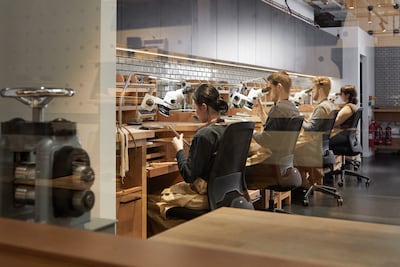 Diamond setters at Queensmith overwhelmingly use lab-grown diamonds in response to consumer demand. Photo: Queensmith